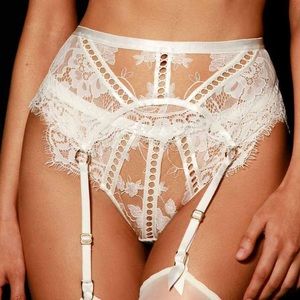 Honey Birdette Ivory Garter Belt (S)